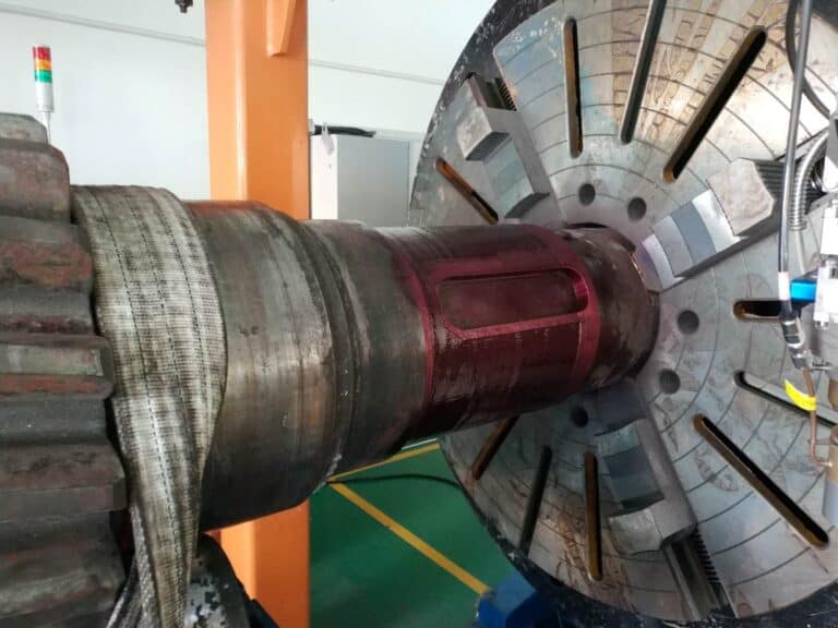 Reducer connecting shaft repair - Laser Cladding - Laser Metal Additive ...