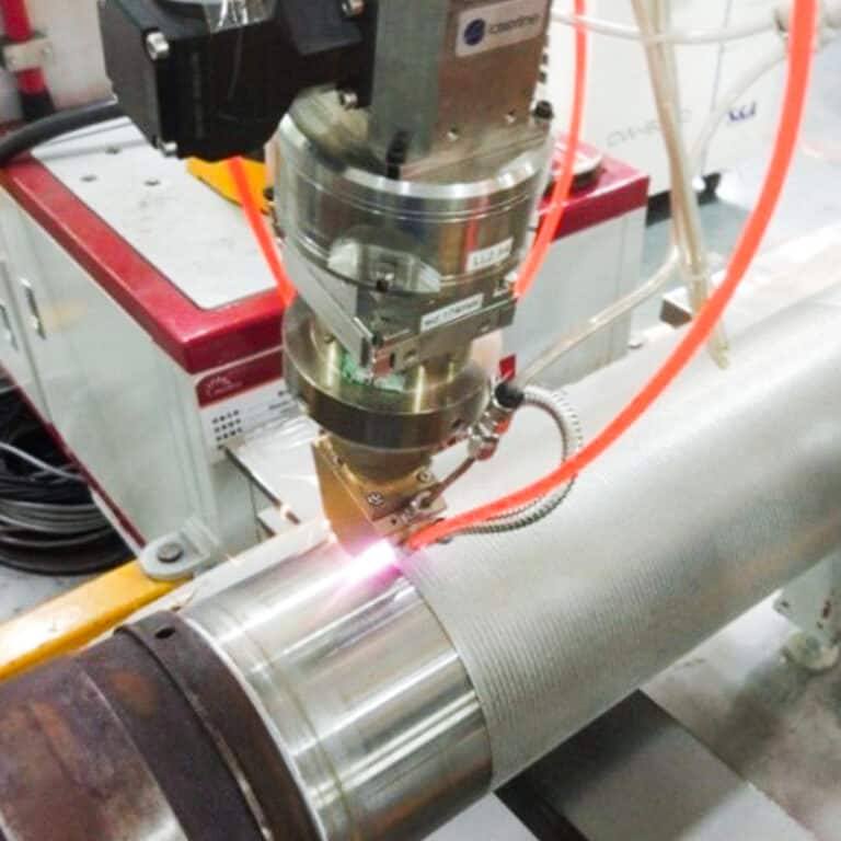 Ultrahighspeed cladding of hydraulic cylinder surface Laser